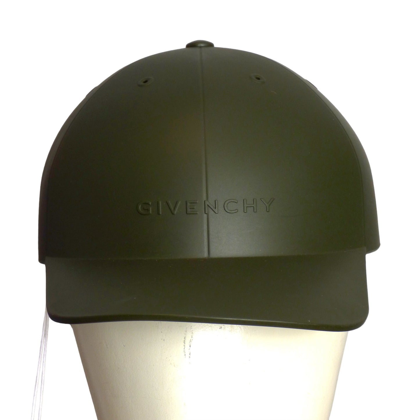 GIVENCHY- NWT Green Molded Hardshell Cap-Large