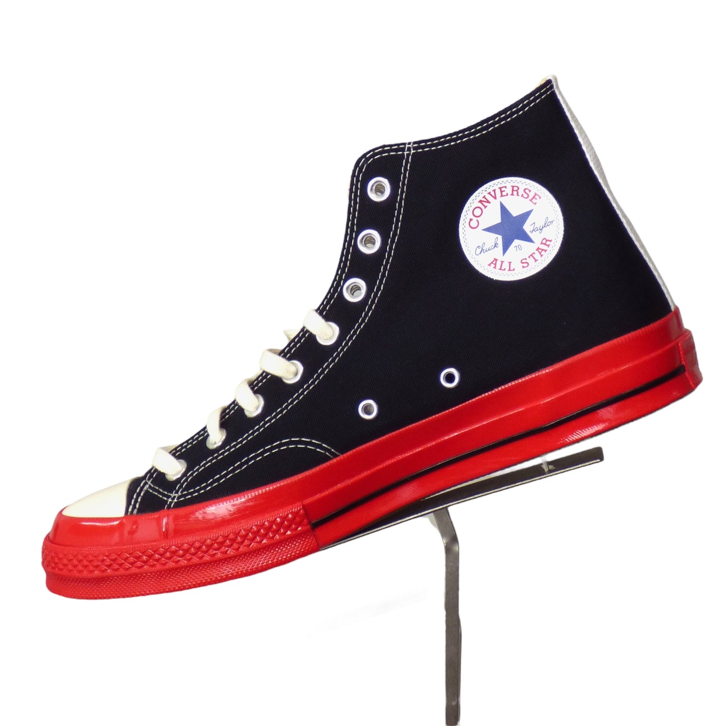 CONVERSE x COMME DES GARCONS-Play Hi-Top Sneakers, Size-11