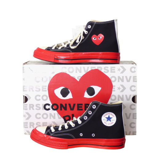 CONVERSE x COMME DES GARCONS-Play Hi-Top Sneakers, Size-11