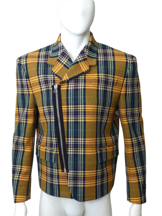 GUCCI- NWT 2022 Wool Plaid Jacket, Size Large