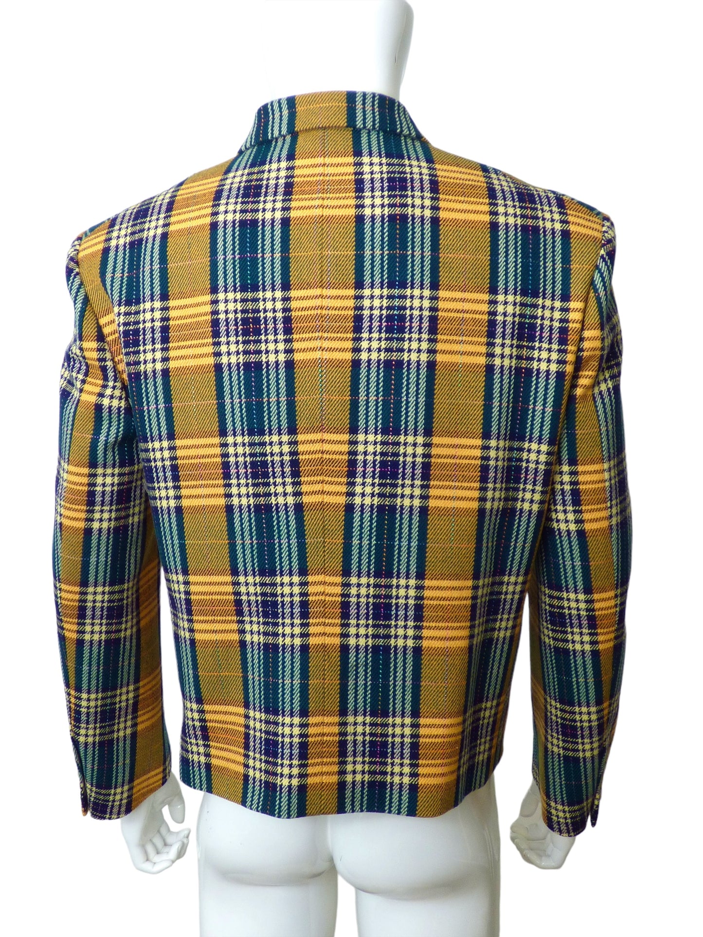 GUCCI- NWT 2022 Wool Plaid Jacket, Size Large