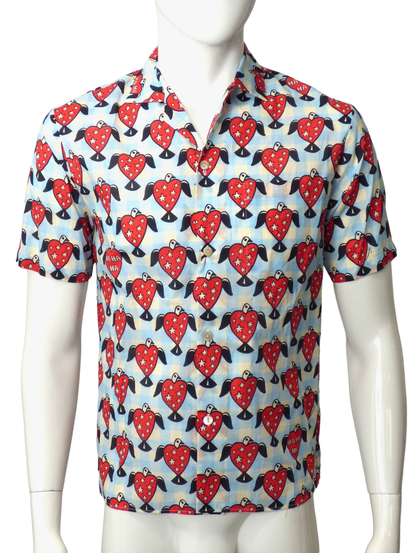 GUCCI- NWT Cotton Print S/S Shirt, Size Small