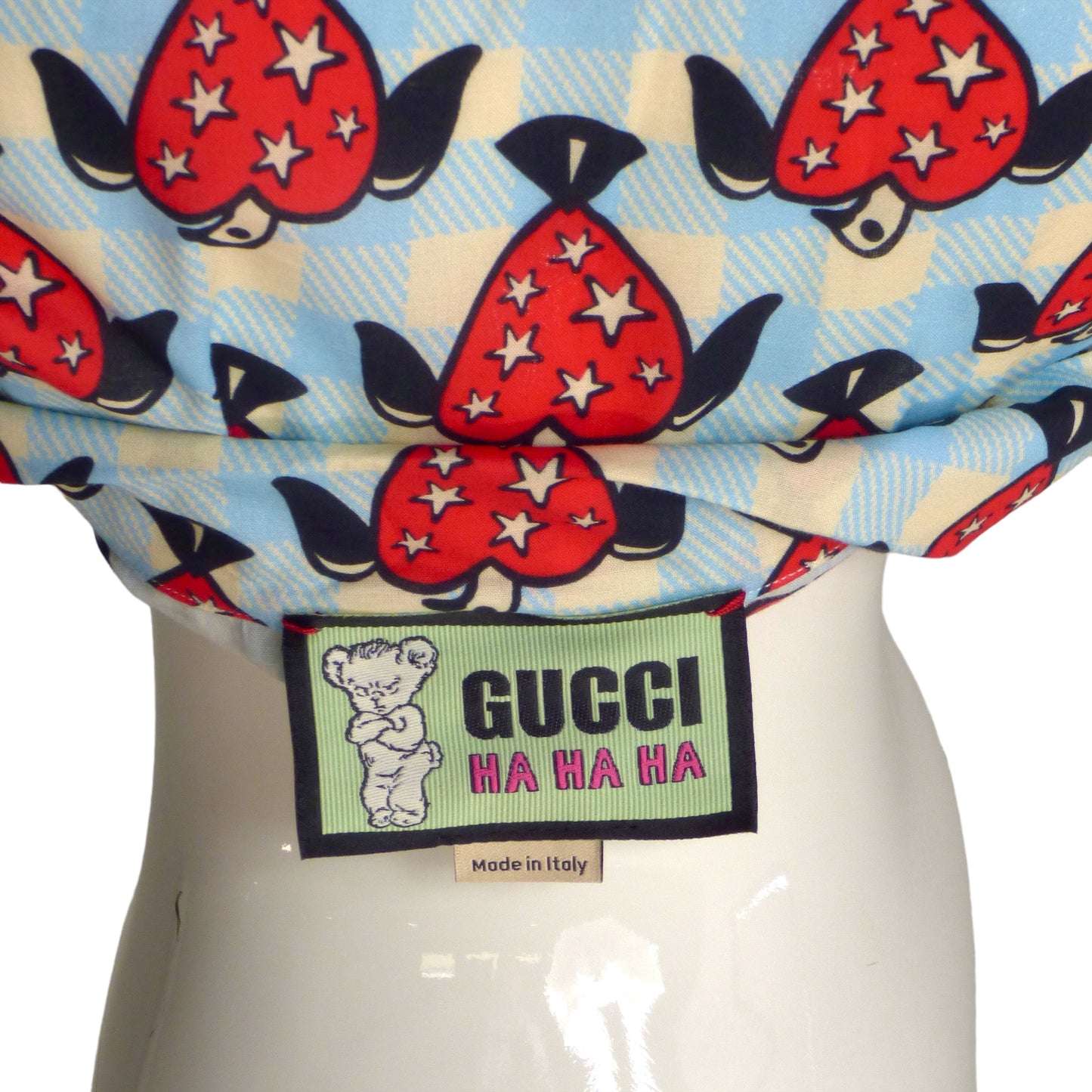 GUCCI- NWT Cotton Print S/S Shirt, Size Small