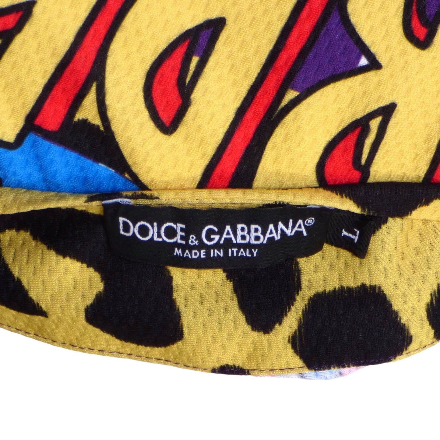 DOLCE & GABBANA- 2019 Leopard King Mesh Jersey, Size Large