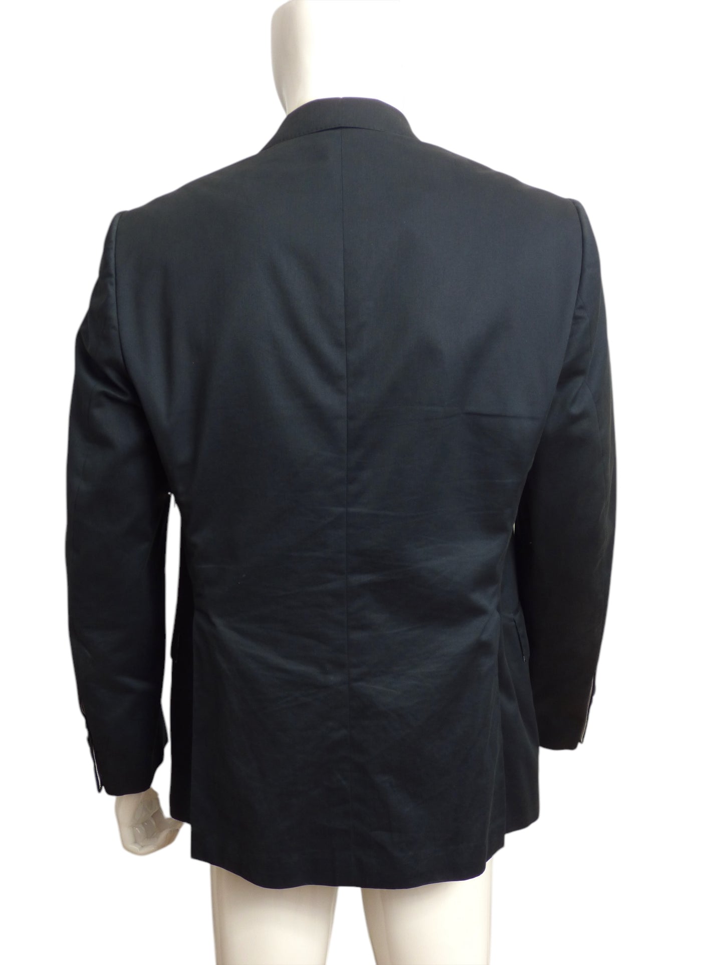 THOM BROWNE- 2006 Dark Green Cotton Blazer, Size Large