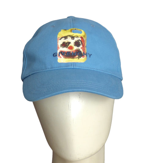 GIVENCHY- NWT Blue Curved Cap w/Logo