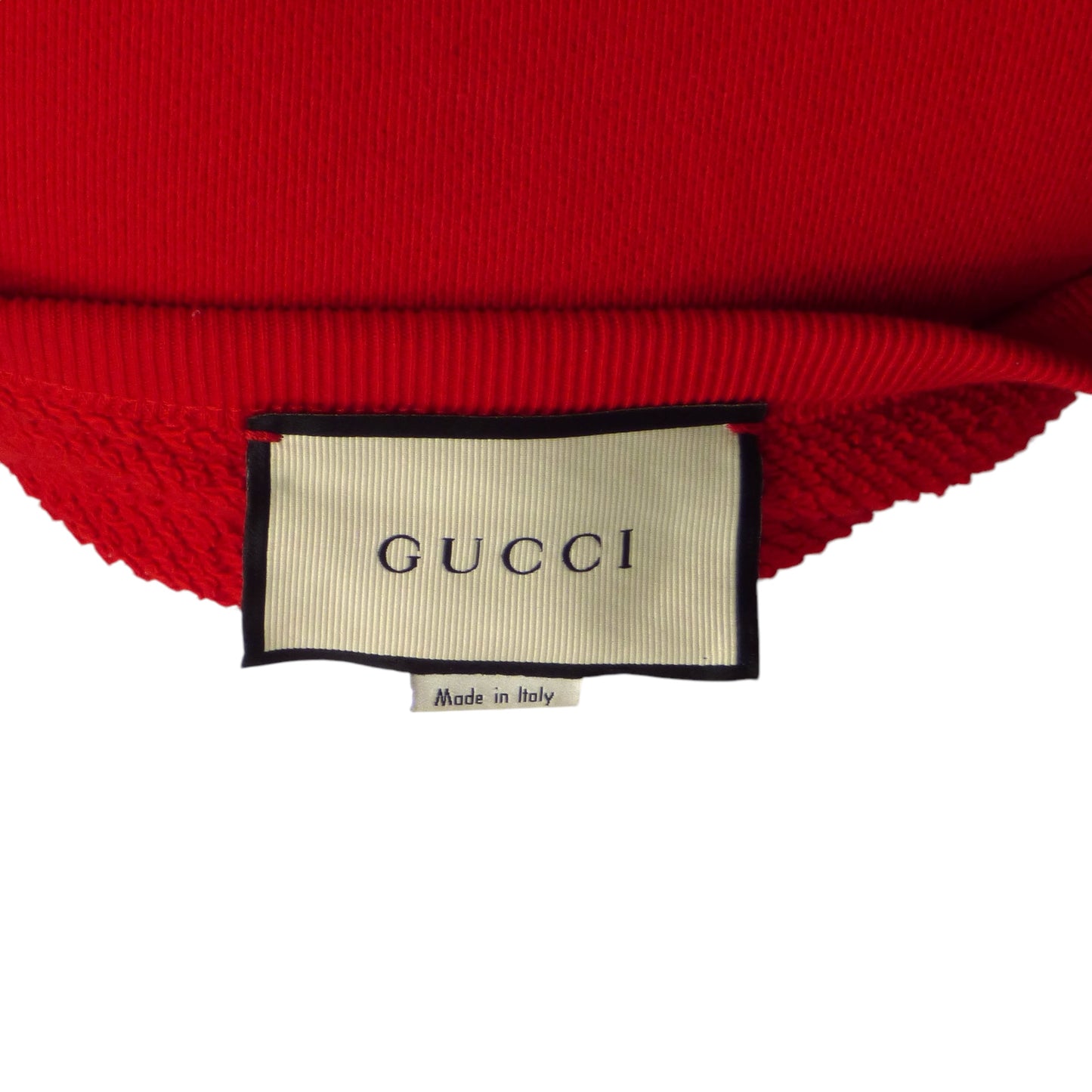 GUCCI- 2018 Red Sequin Wolf Sweater, Size XL