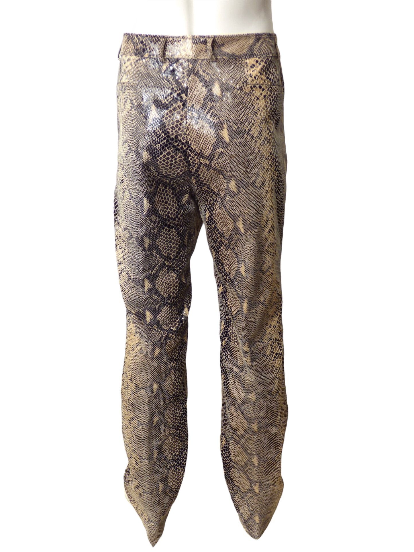 VERSACE CLASSIC v.2- 1990s Snakeskin Pants, Waist-36"