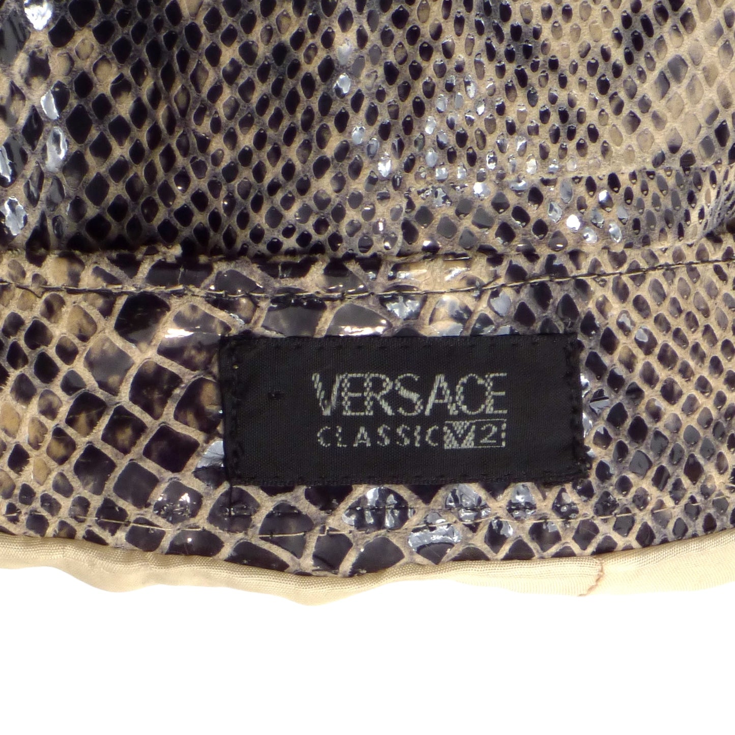 VERSACE CLASSIC v.2- 1990s Snakeskin Pants, Waist-36"