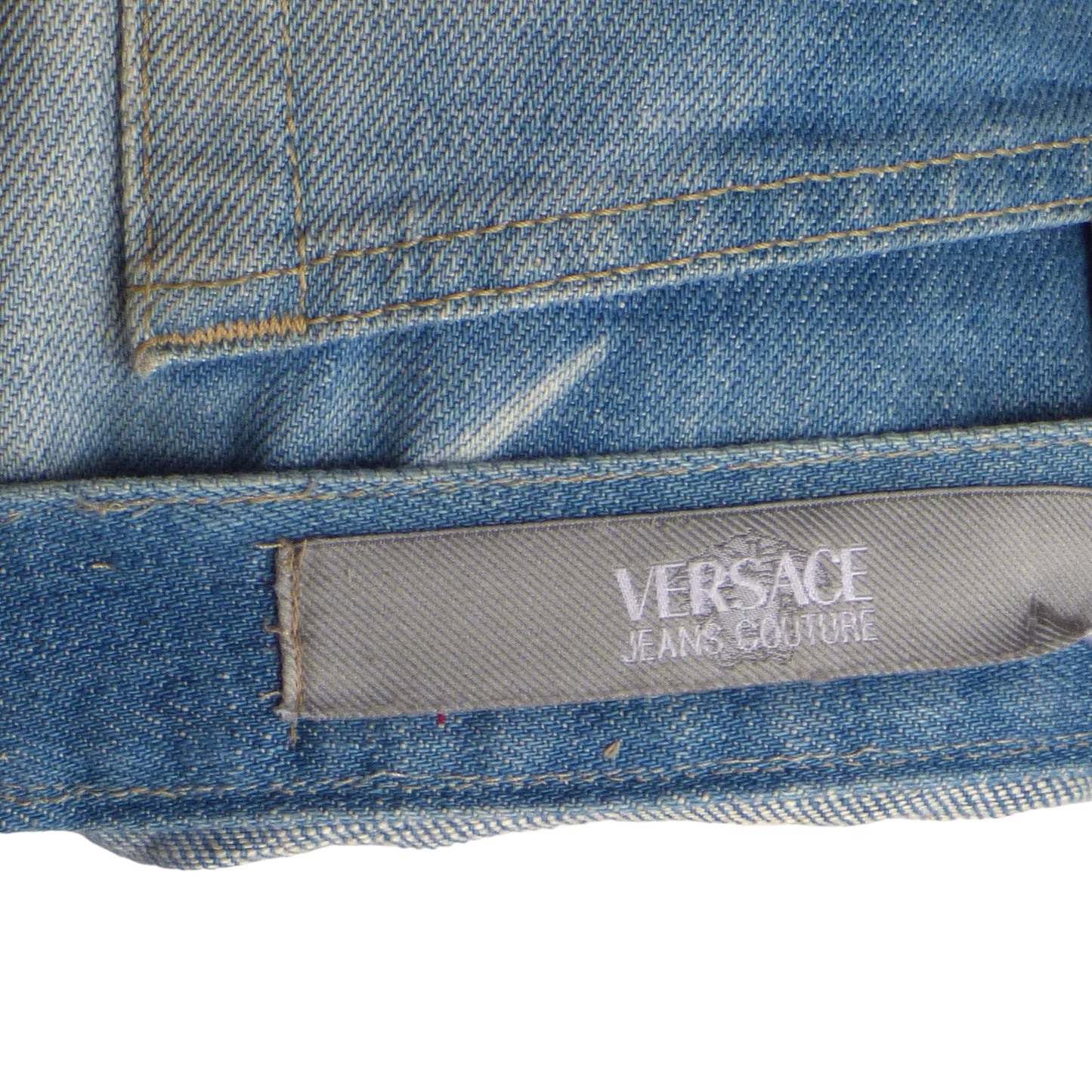 VERSACE JEANS COUTURE- 1990s Starfish Glitter Jeans, Waist 36"