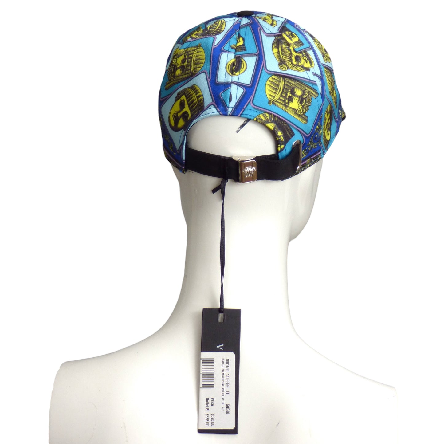 VERSACE- NWT 2023 Mask Print Ball Cap, Sz 57cm