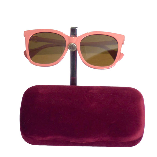 GUCCI-NWT Mauve Wayfarer Sunglasses