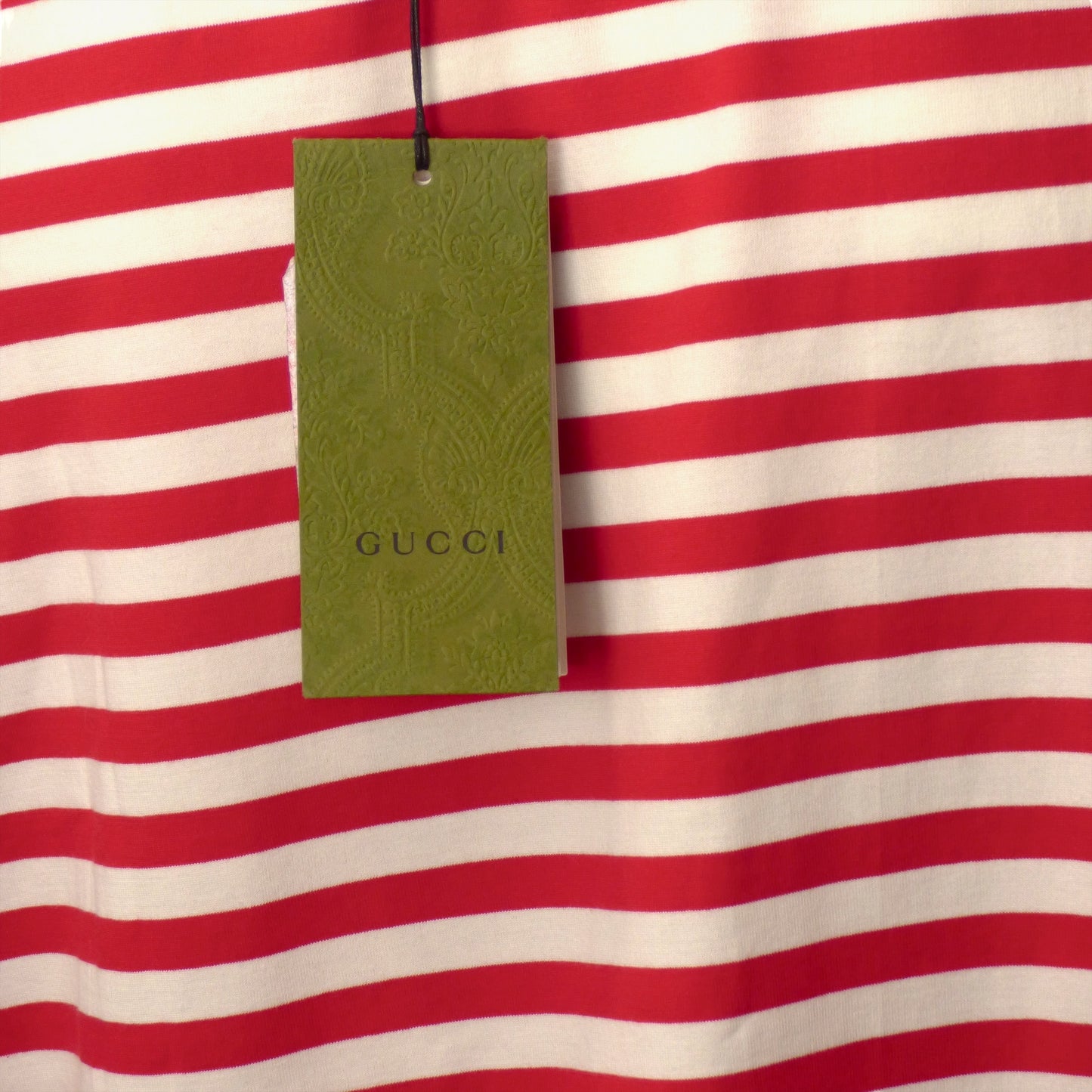 GUCCI- 2023 NWT Cotton Stripe T-Shirt, Size XL