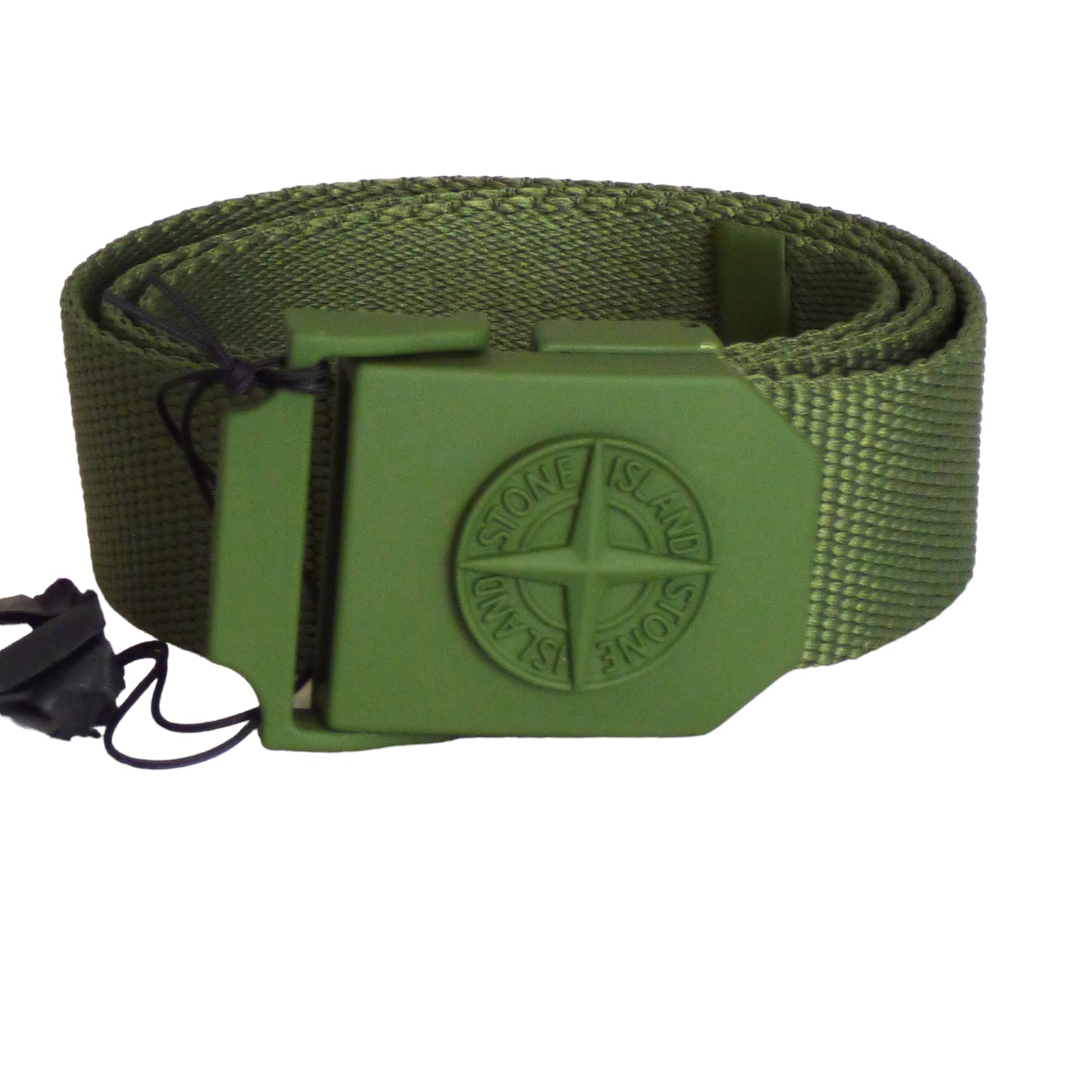 STONE ISLAND- NWT Green Web Utility Belt, Size Small