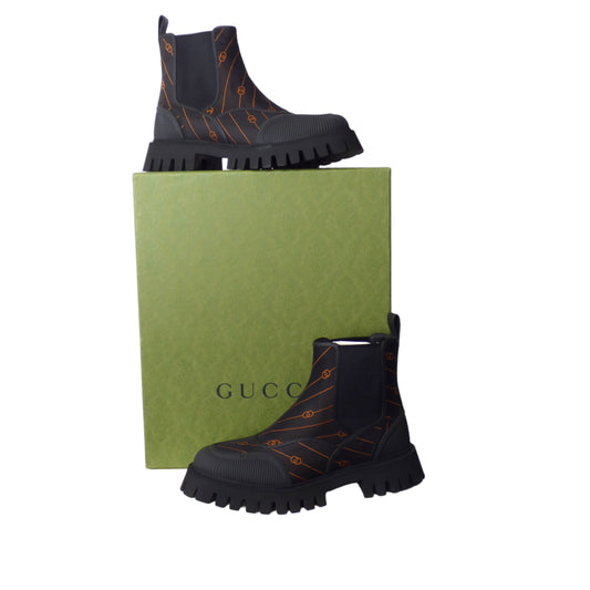 GUCCI- NIB Diagonal GG Boots, Size US-11