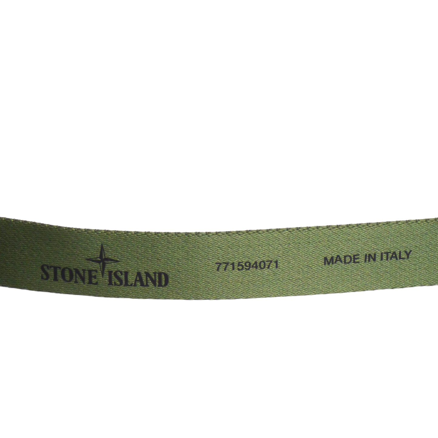 STONE ISLAND- NWT Green Web Utility Belt, Size Small