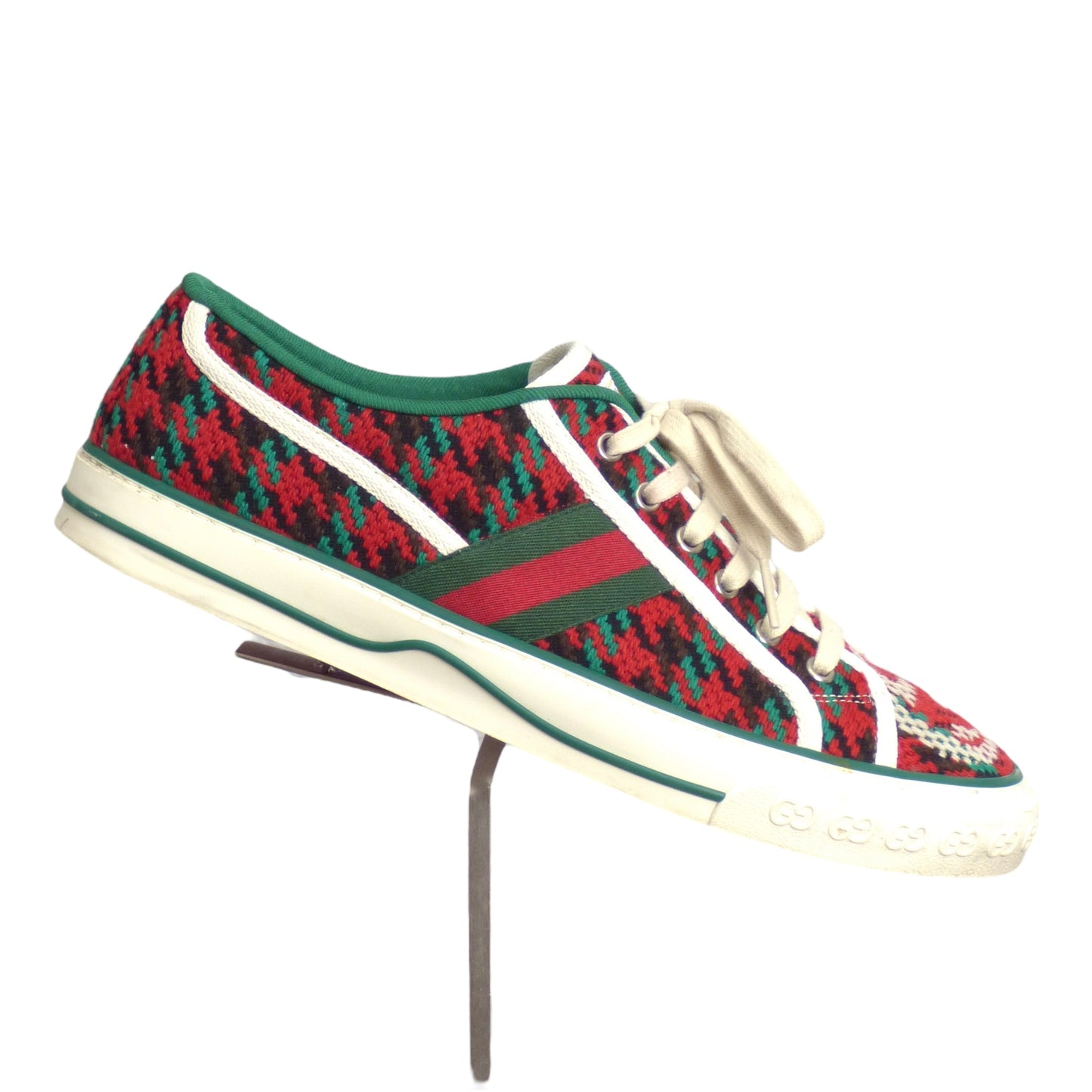 GUCCI- 1977 Wool Houndstooth Sneakers, Size 8.5