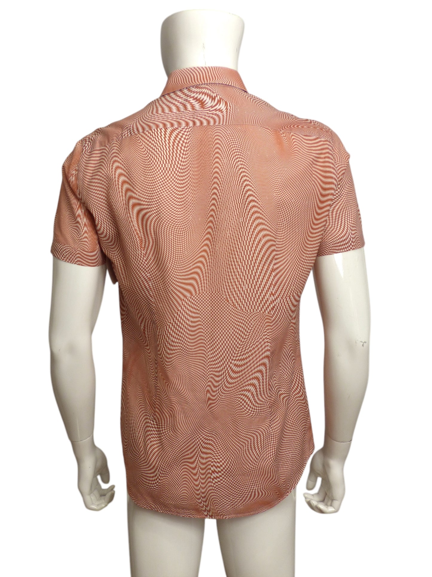 FENDI- Cotton Print S/S Shirt, Size Medium