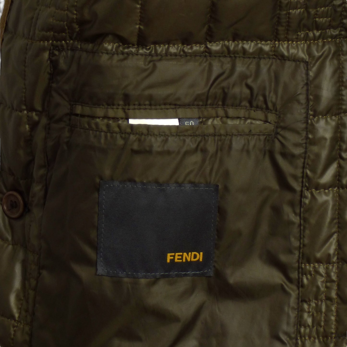 FENDI- Distressed Military Style Wool Jacket, Size Large