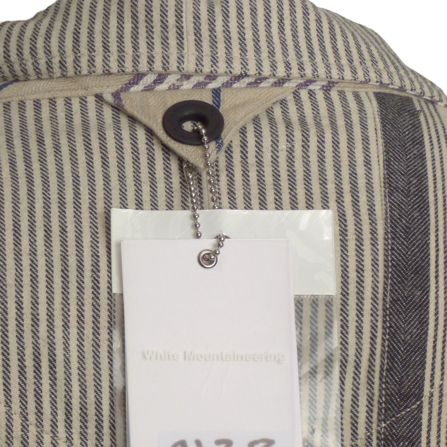 WHITE MOUNTAINEERING- NWT 2013 Ticking Stripe Jacket, Size Med