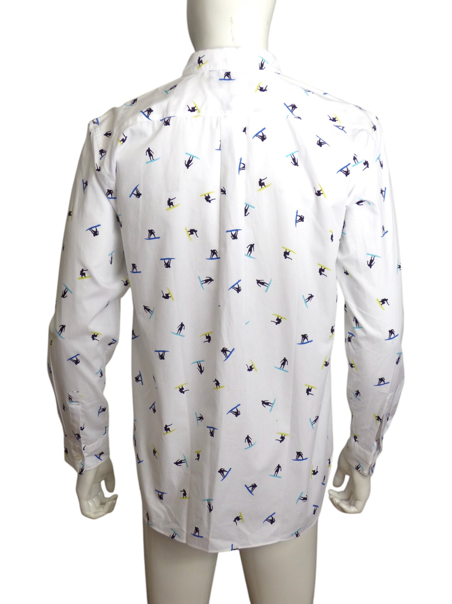 COMME DES GARCONS- NWT 2015 Surf Print Cotton Shirt, Size Large