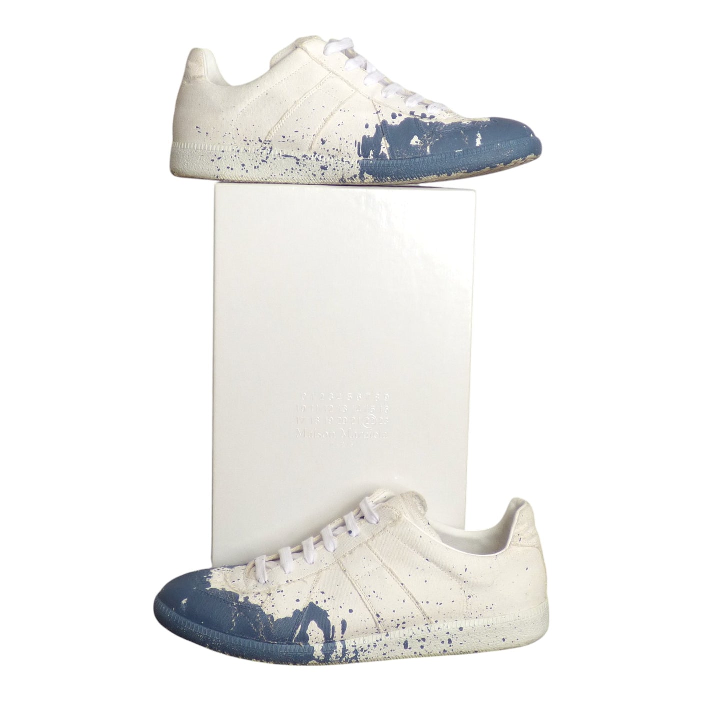 Maison Margiela, Paint Splatter "Replica" Sneakers, Size-45