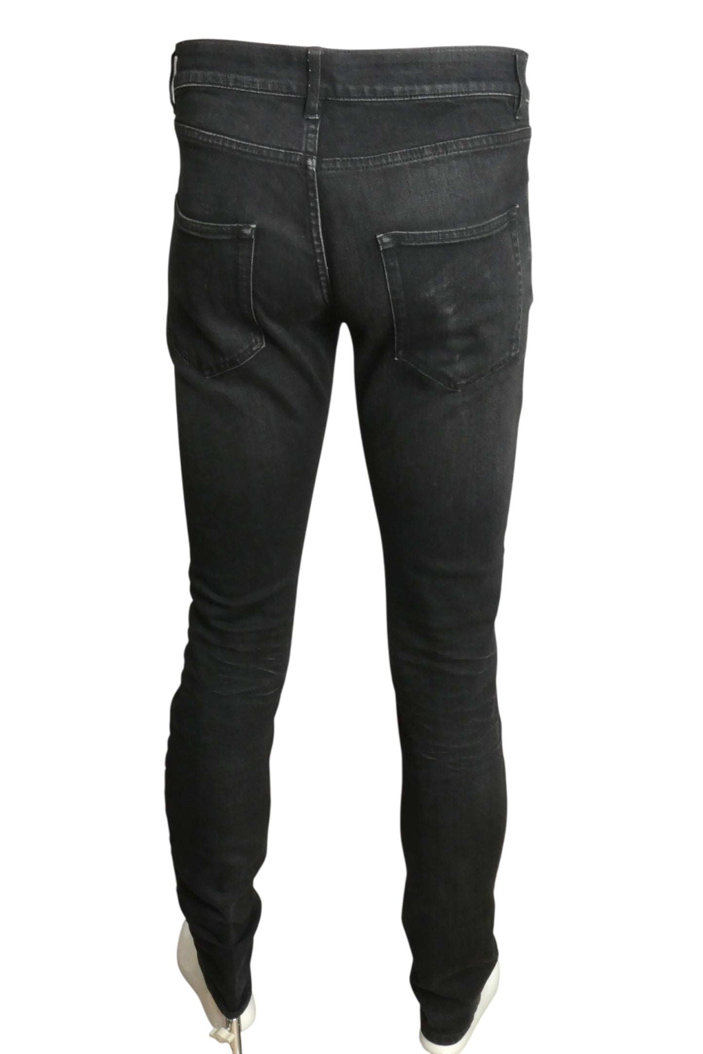 BALENCIAGA- 2018 Black "Archtype"  Distressed Denim Jeans, Waist 29