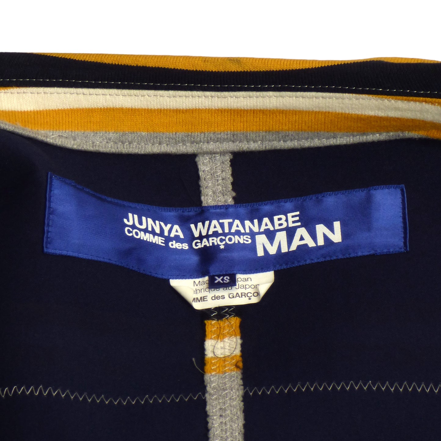 JUNYA WATANABE- 2011 Cotton Stripe Blazer, Size XS