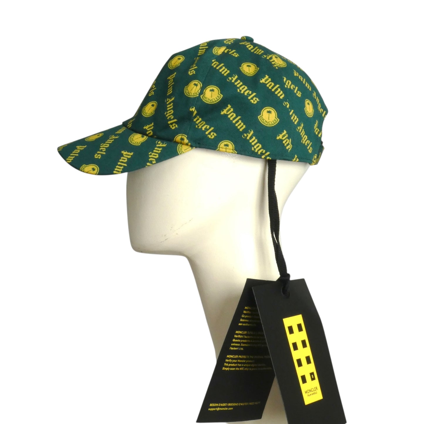 MONCLER x PALM ANGELS-NWT 2022 Cotton Twill Baseball Cap