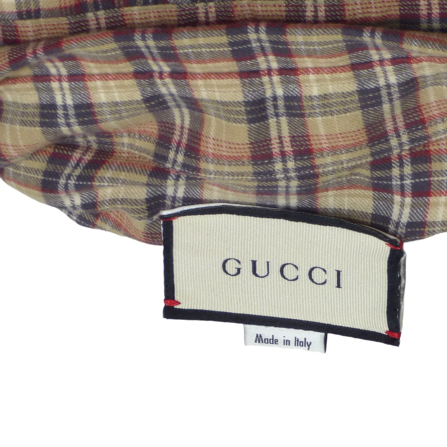 GUCCI- Sample Plaid Flannel L/S Shirt, Size 2XL