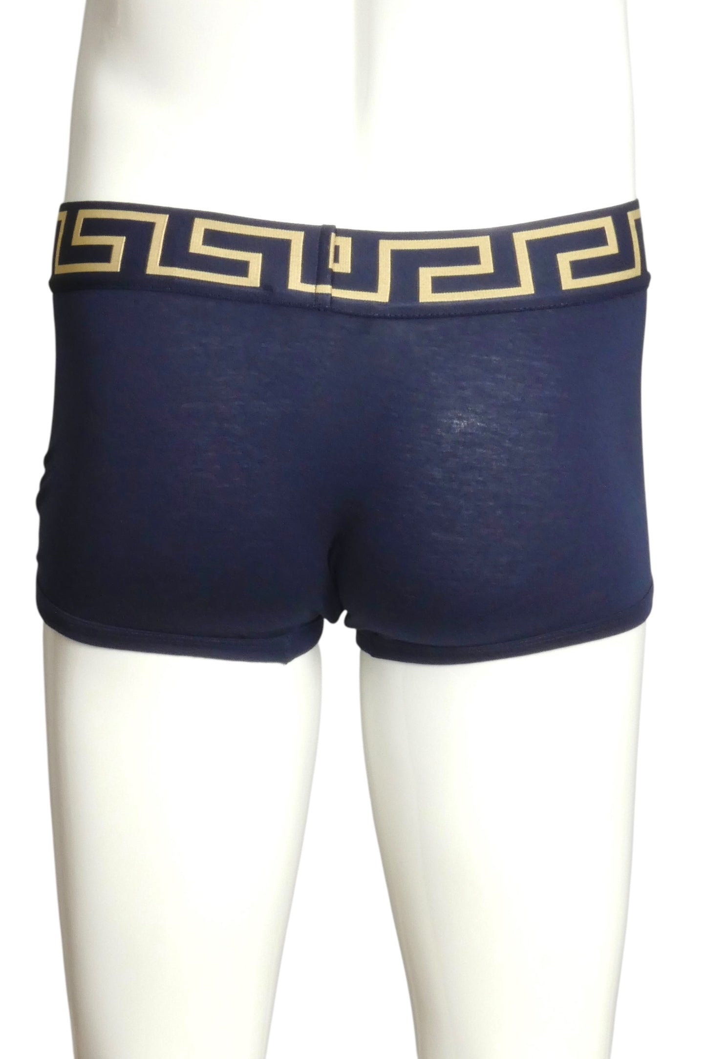 VERSACE- NIB Navy Low Rise Trunk, Size XS