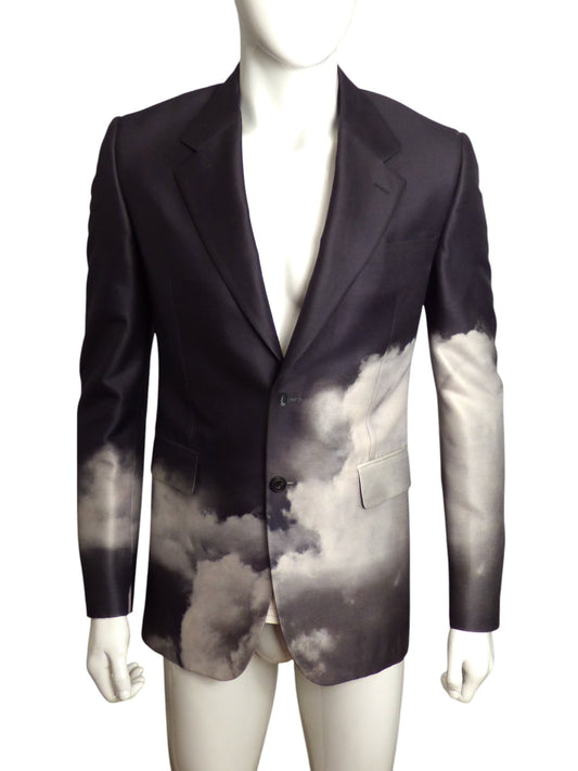 ALEXANDER MCQUEEN- NWT 2022 Cloud Print Blazer, Size Medium