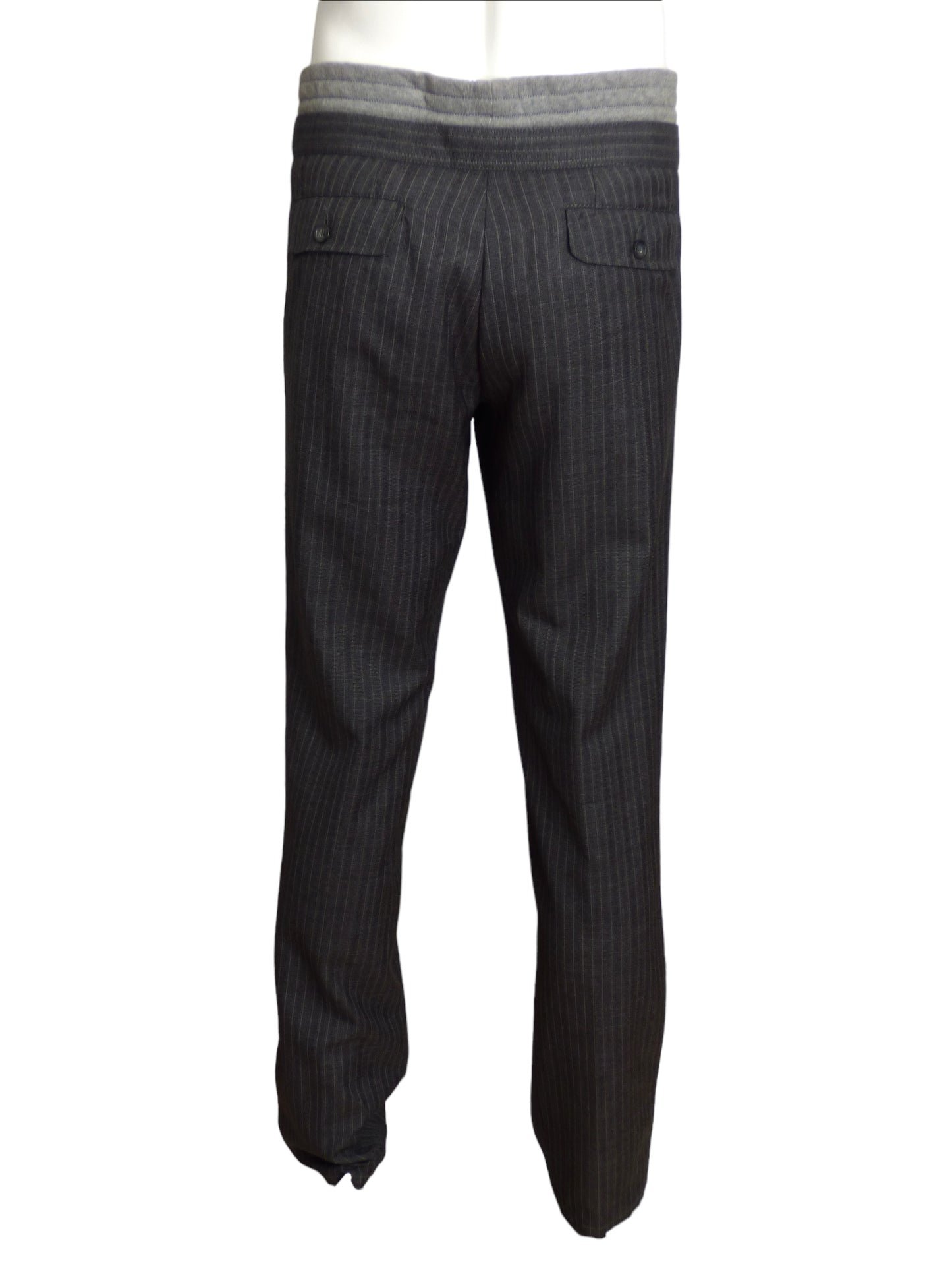 D&G- Wool Stripe & Knit Pants, W-34