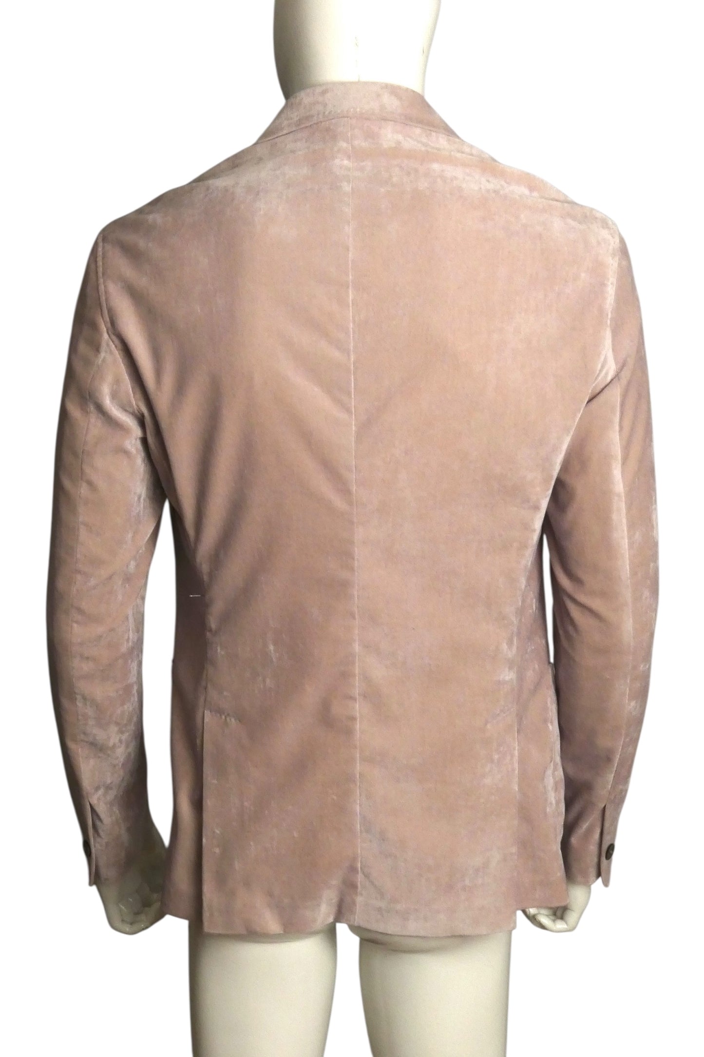 EMPORIO ARMANI- Pink Velvet Blazer, Size Large