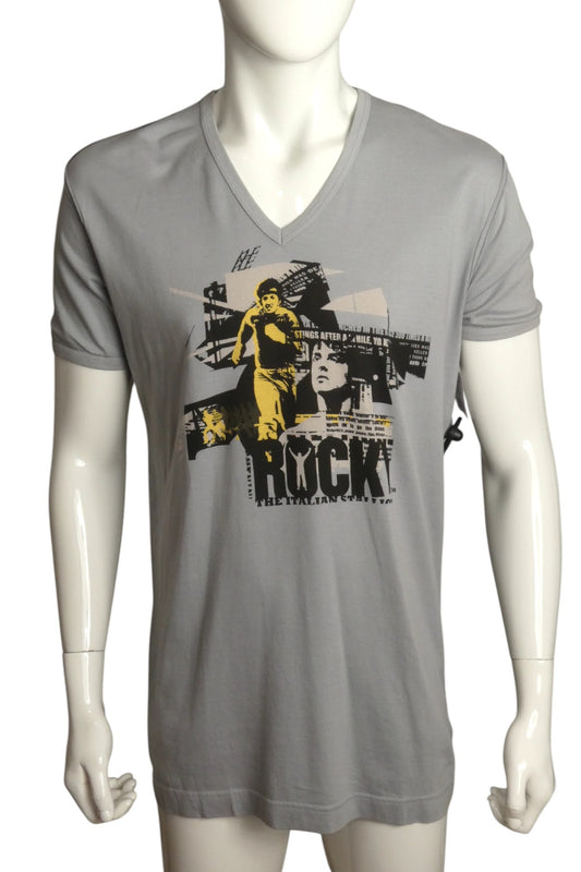 DOLCE & GABBANA x ROCKY- "Rocky Balboa" T-Shirt, Size IT-54
