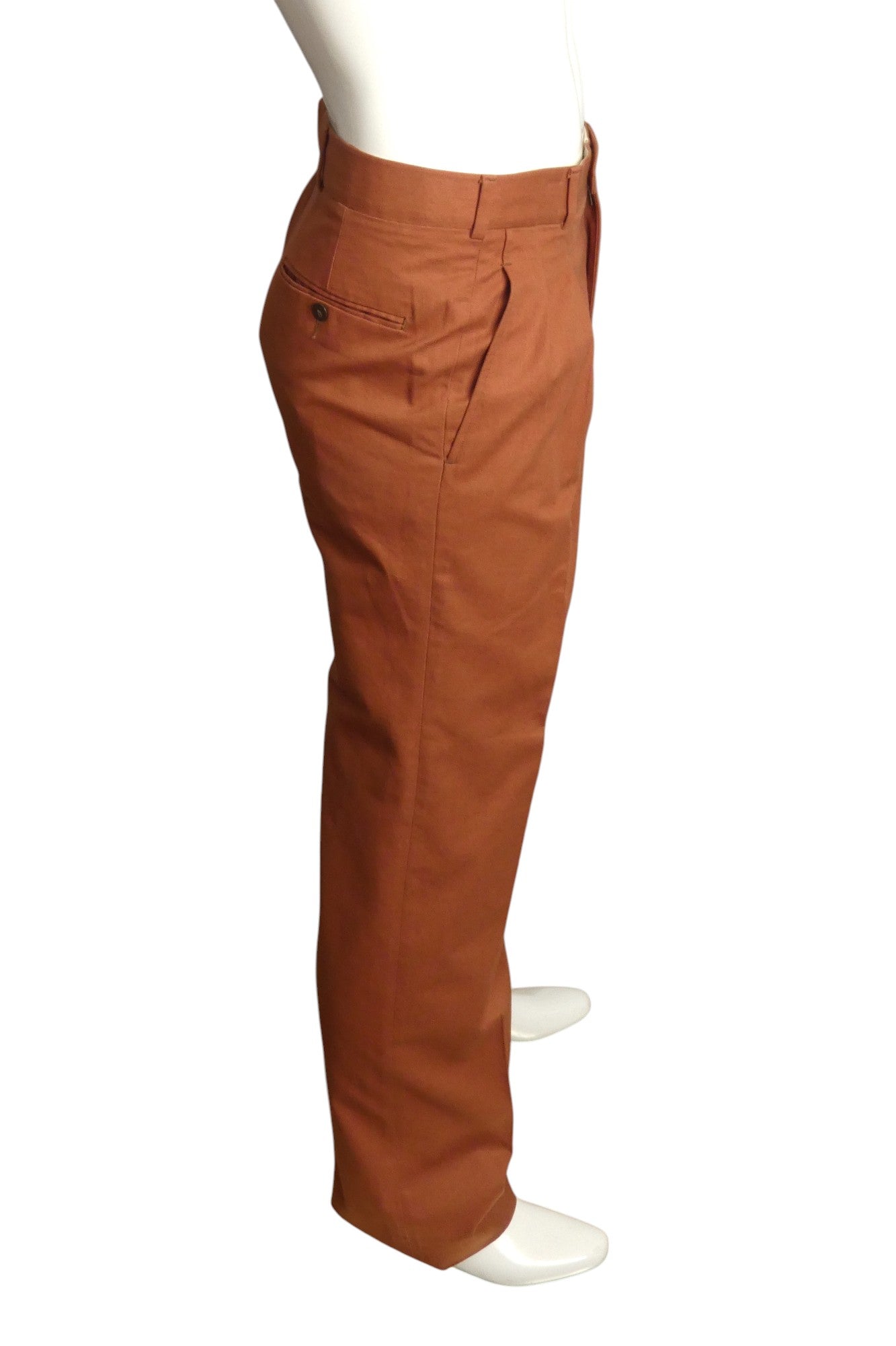 PIERRE CARDIN HAUTE COUTURE- 1980s Brown Cotton Leisure Suit, Size Medium