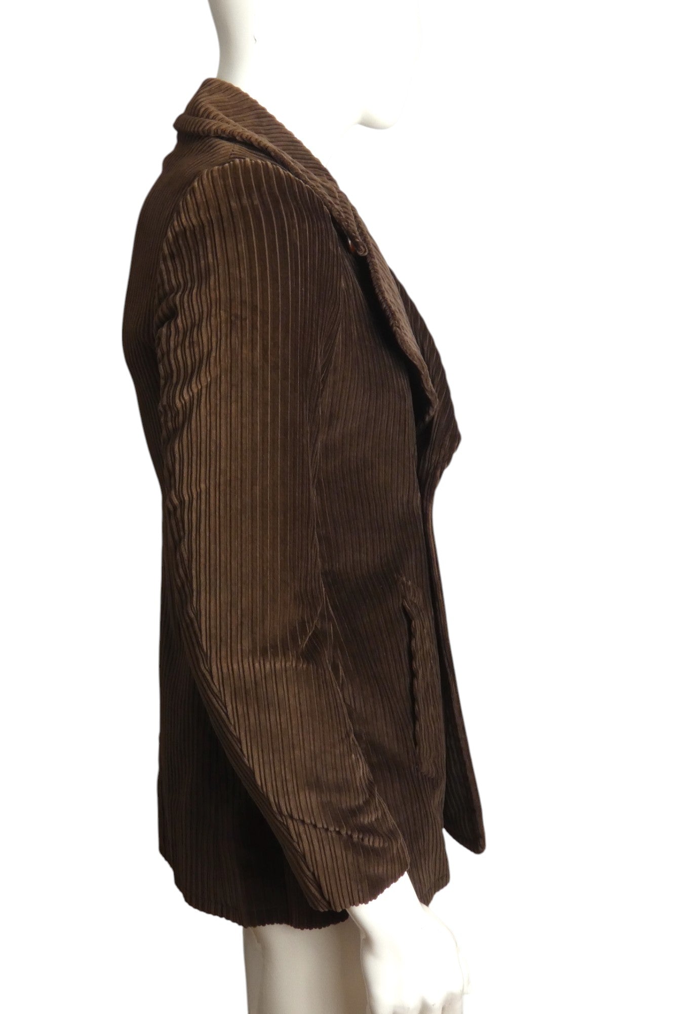 PIERRE CARDIN BOUTIQUE- 1970s Brown Corduroy Jacket, Small