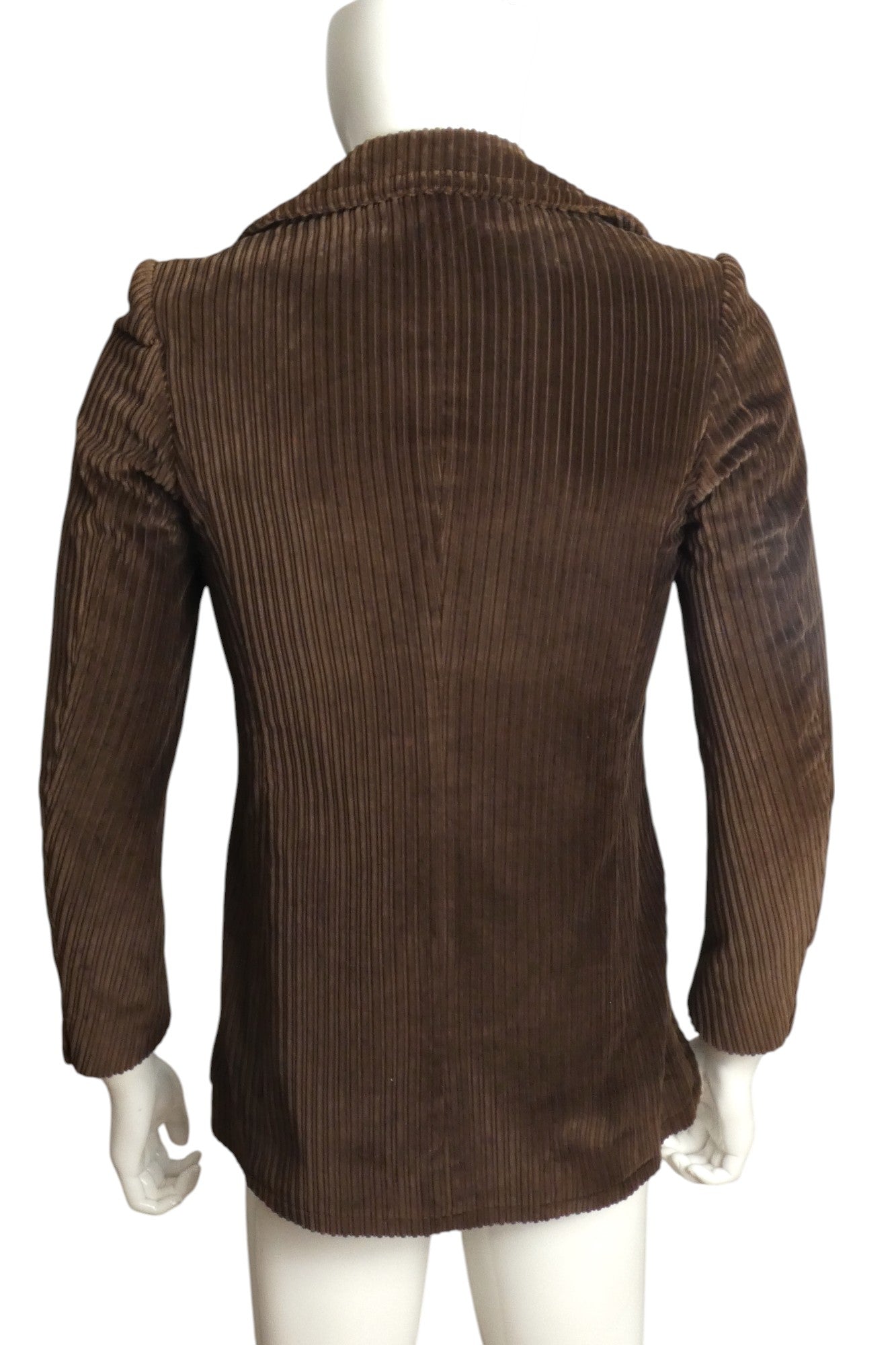 PIERRE CARDIN BOUTIQUE- 1970s Brown Corduroy Jacket, Small