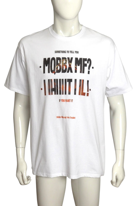DOUBLET- NWT Hidden Message T-Shirt, Size Small