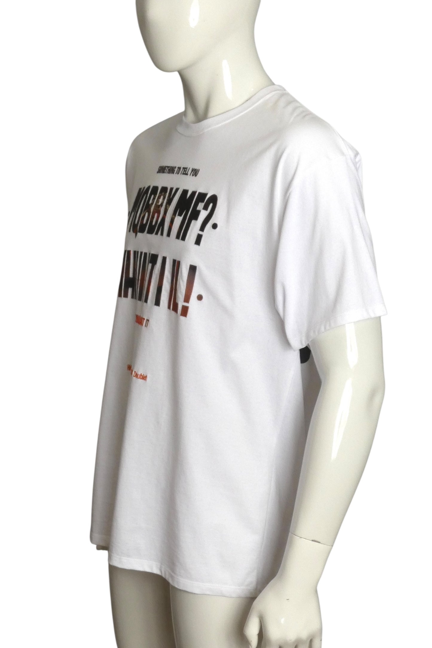 DOUBLET- NWT Hidden Message T-Shirt, Size Small