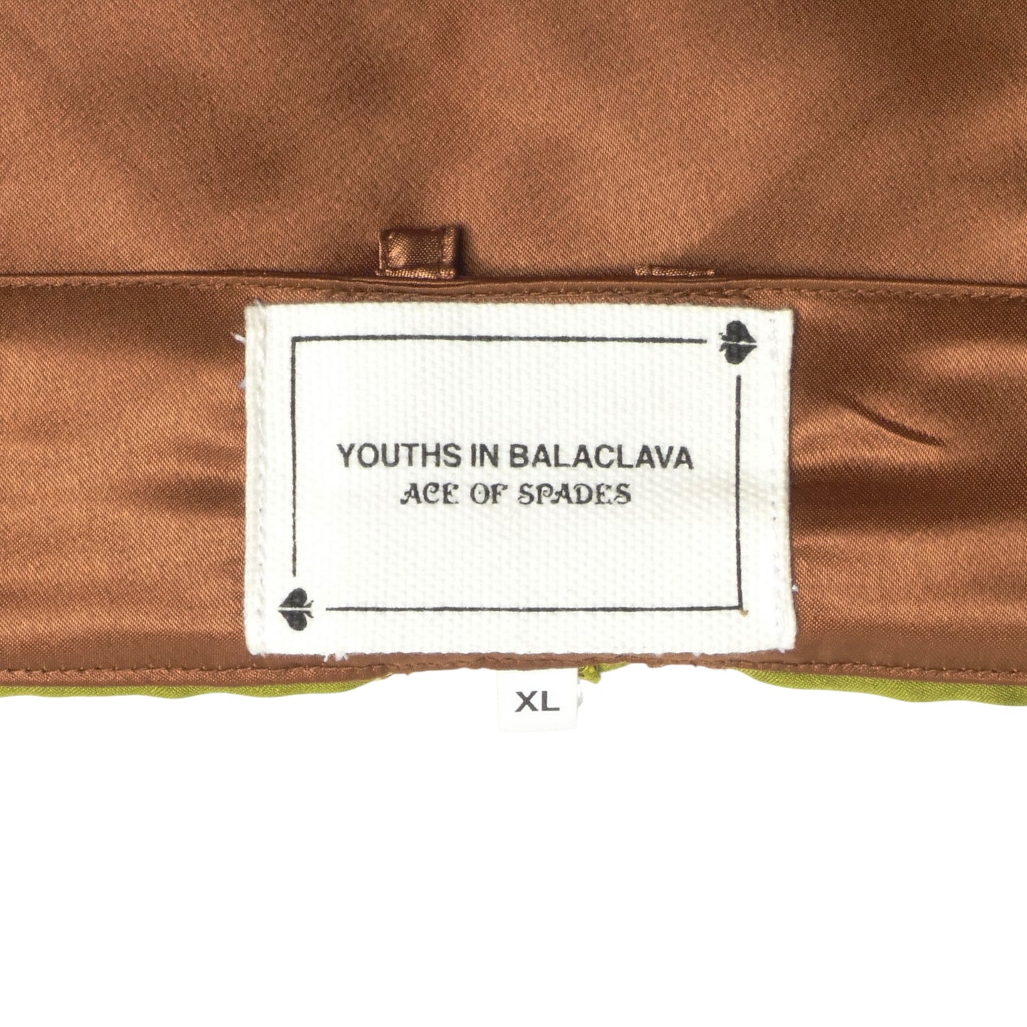 YOUTHS IN BALACLAVA- Satin Fabric Block Moto Pants, Size XL