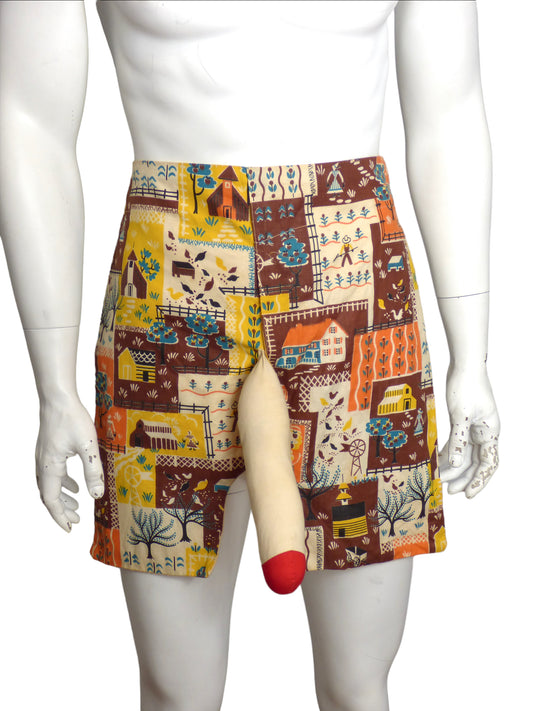 1960s "Naughty" Cotton Apron