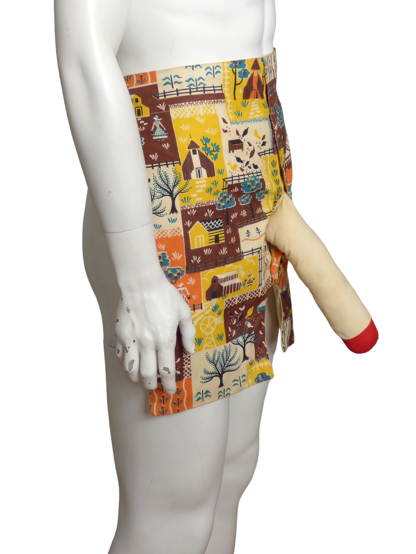 1960s "Naughty" Cotton Apron