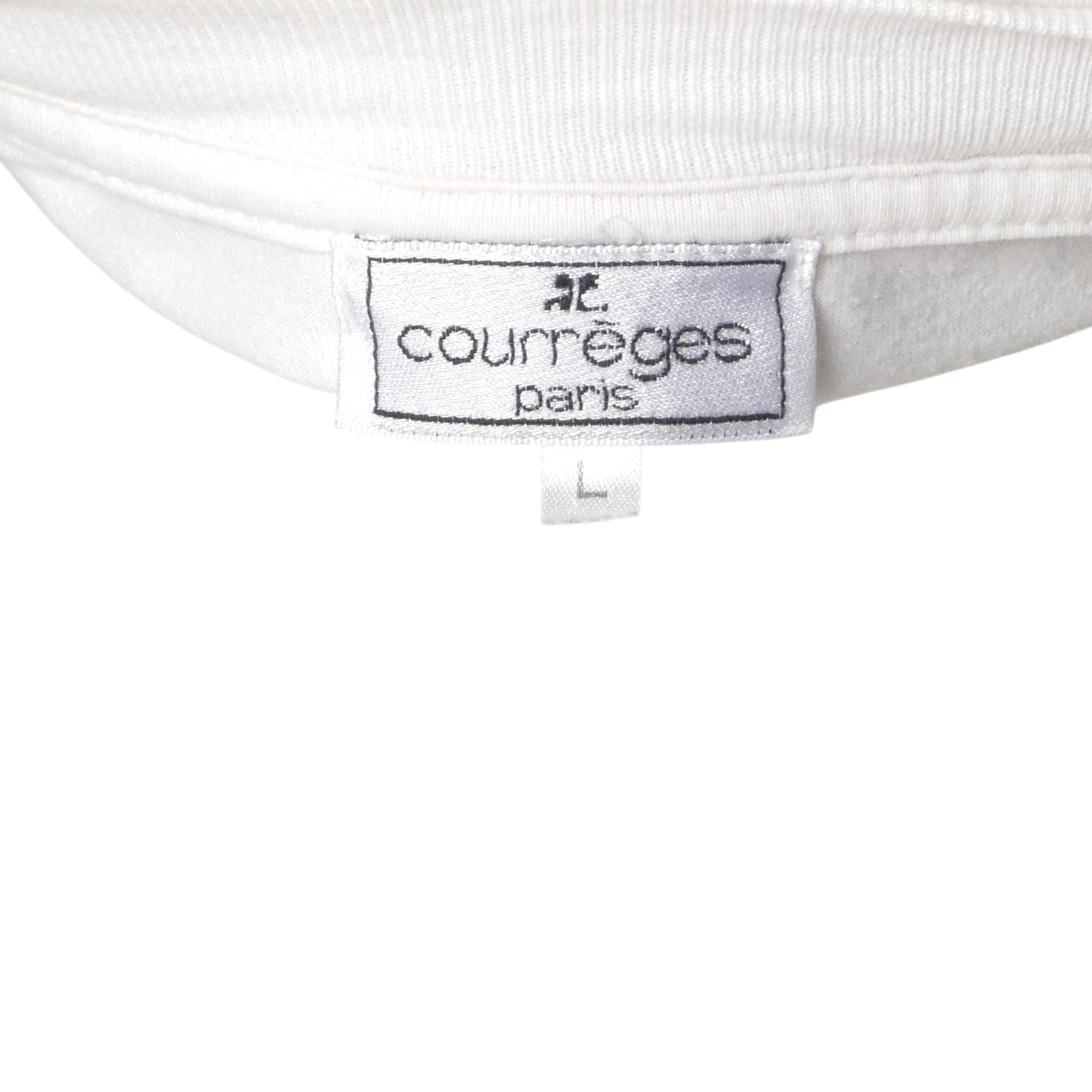 COURREGES- Graphic Print T-Shirt, Size Large
