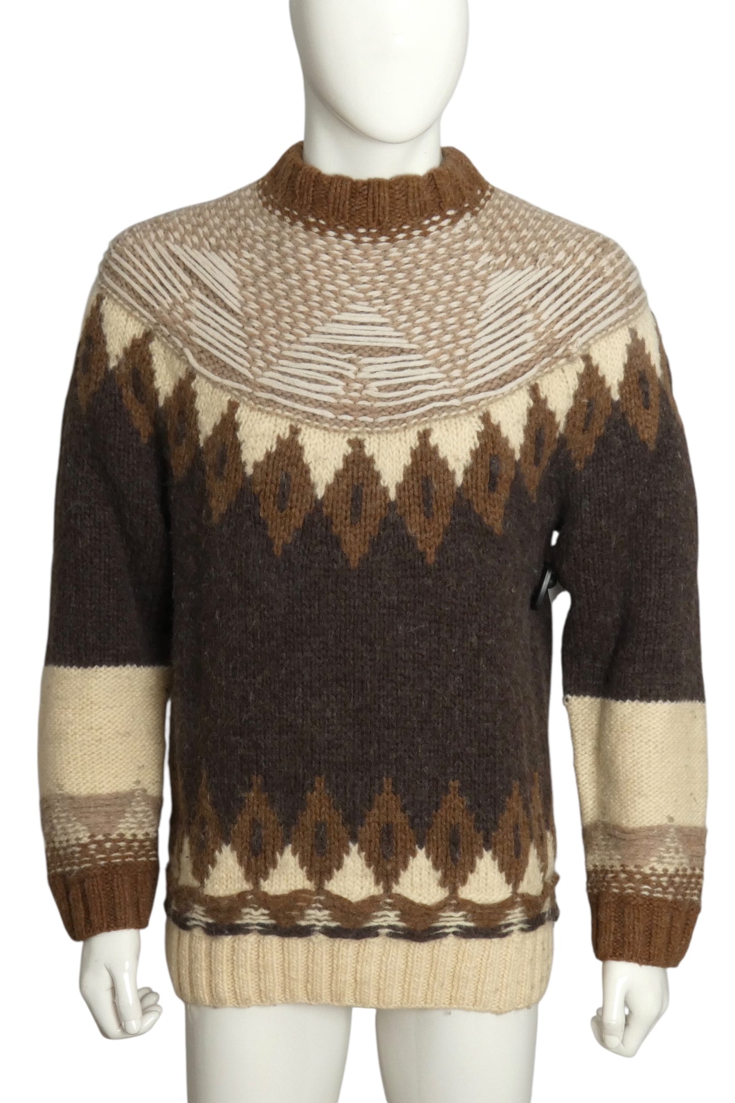 MAISON MARGIELA X H&M- Multi Color, Fair Isle Sweater, Size Large