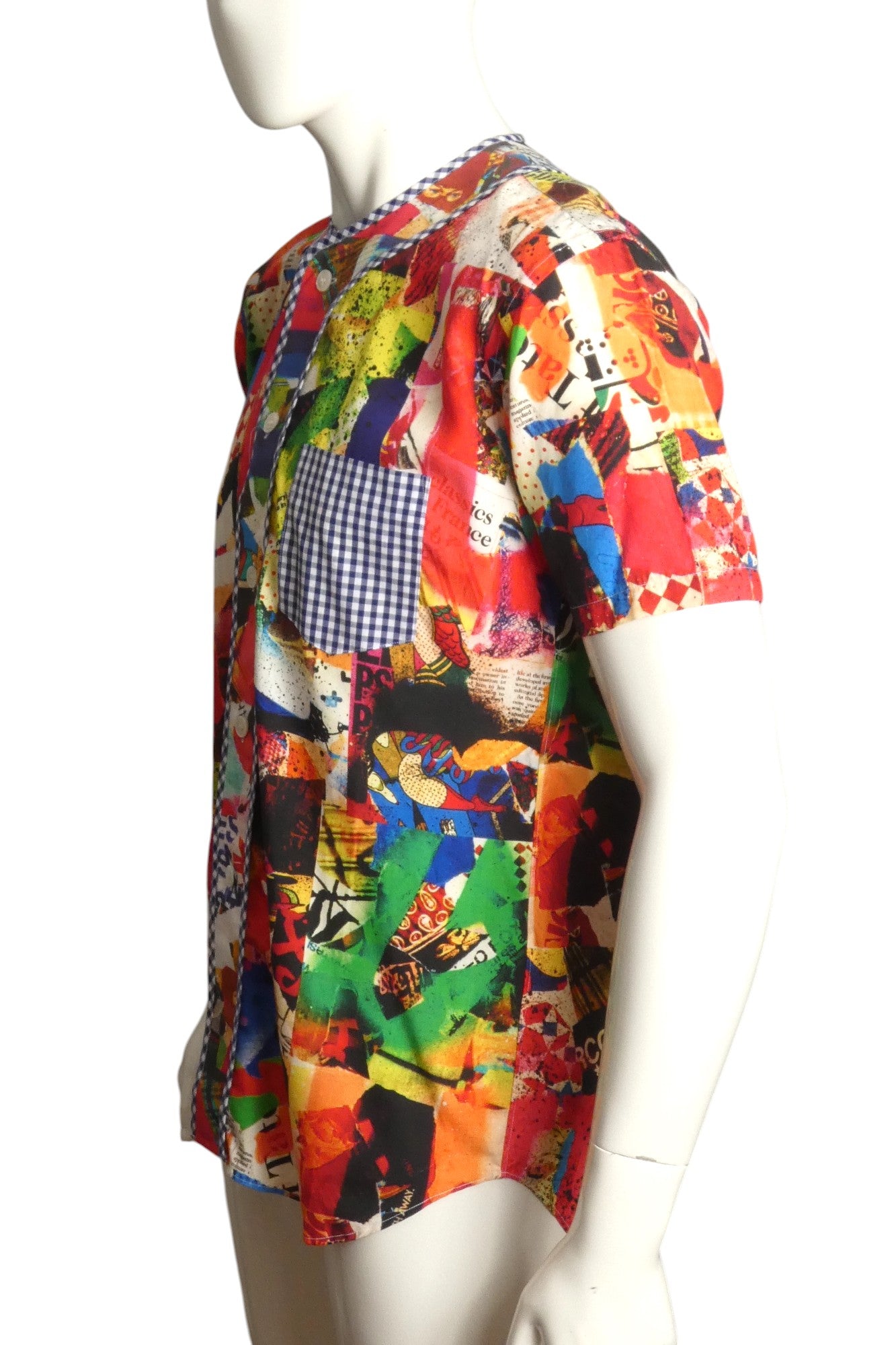 COMME DES GARCONS- NWT 2013 Graphic Print S/S Shirt, Size Medium