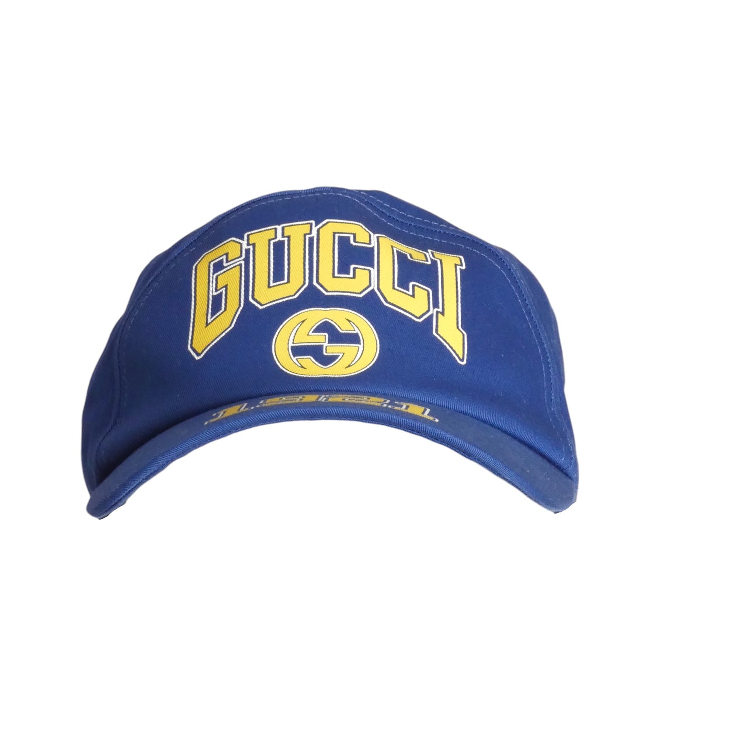 GUCCI- 1921 Blue Twill Cap, Size Medium