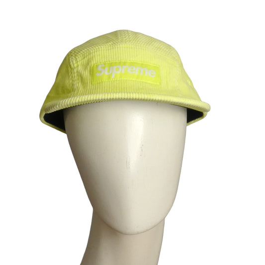 SUPREME- Yellow Corduroy Cap, One Size