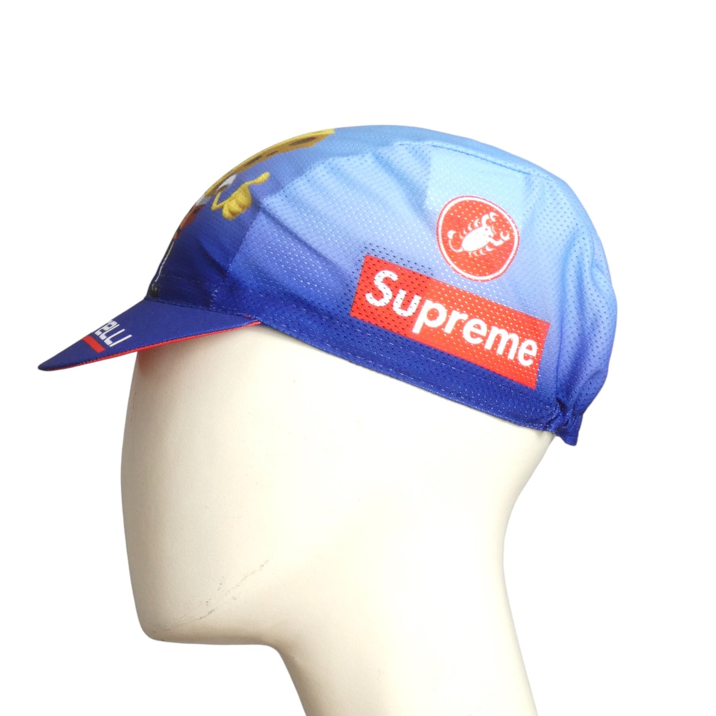 SUPREME X SPONGE BOB- Blue Print Cycling Cap, One Size
