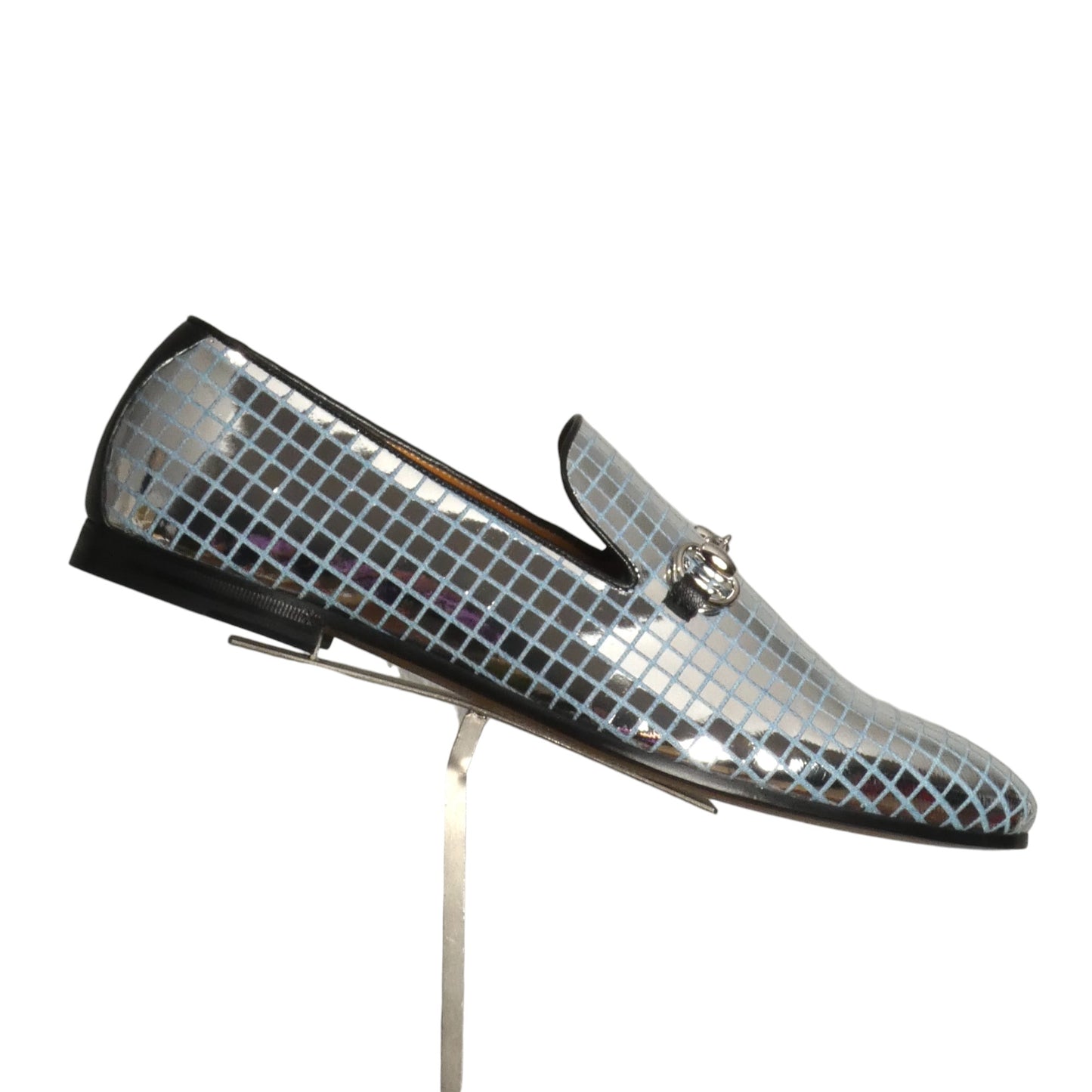 GUCCI- NIB Mirrored Crispy Denim Auroville Goat, Multiple Sizes Available